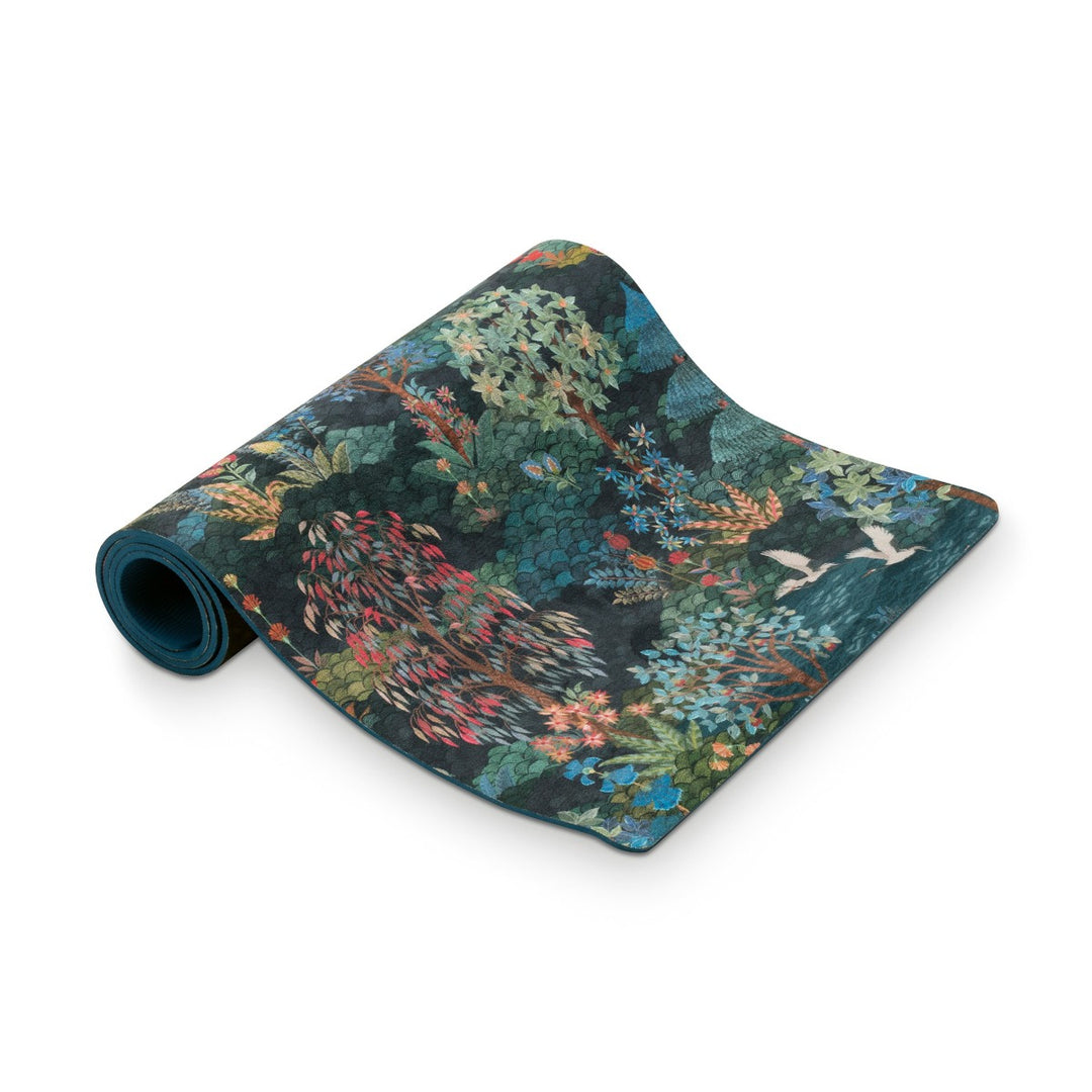 Produktbillede af Pip Studio Yogamåtte garden dark blue på tilbud i høj kvalitet