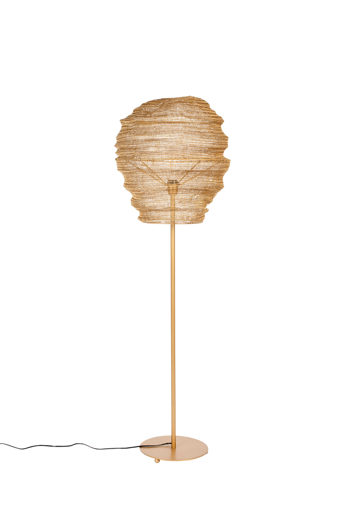 WHITE LABEL LIVING Lena gulvlampe messing jern
