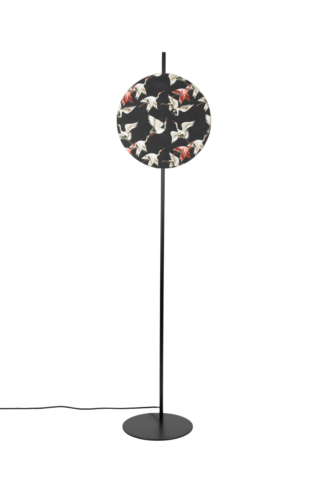 WHITE LABEL LIVING Jaylee gulvlampe sort metal