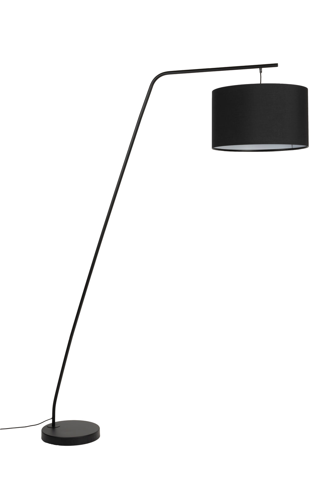 WHITE LABEL LIVING Martine gulvlampe sort metal