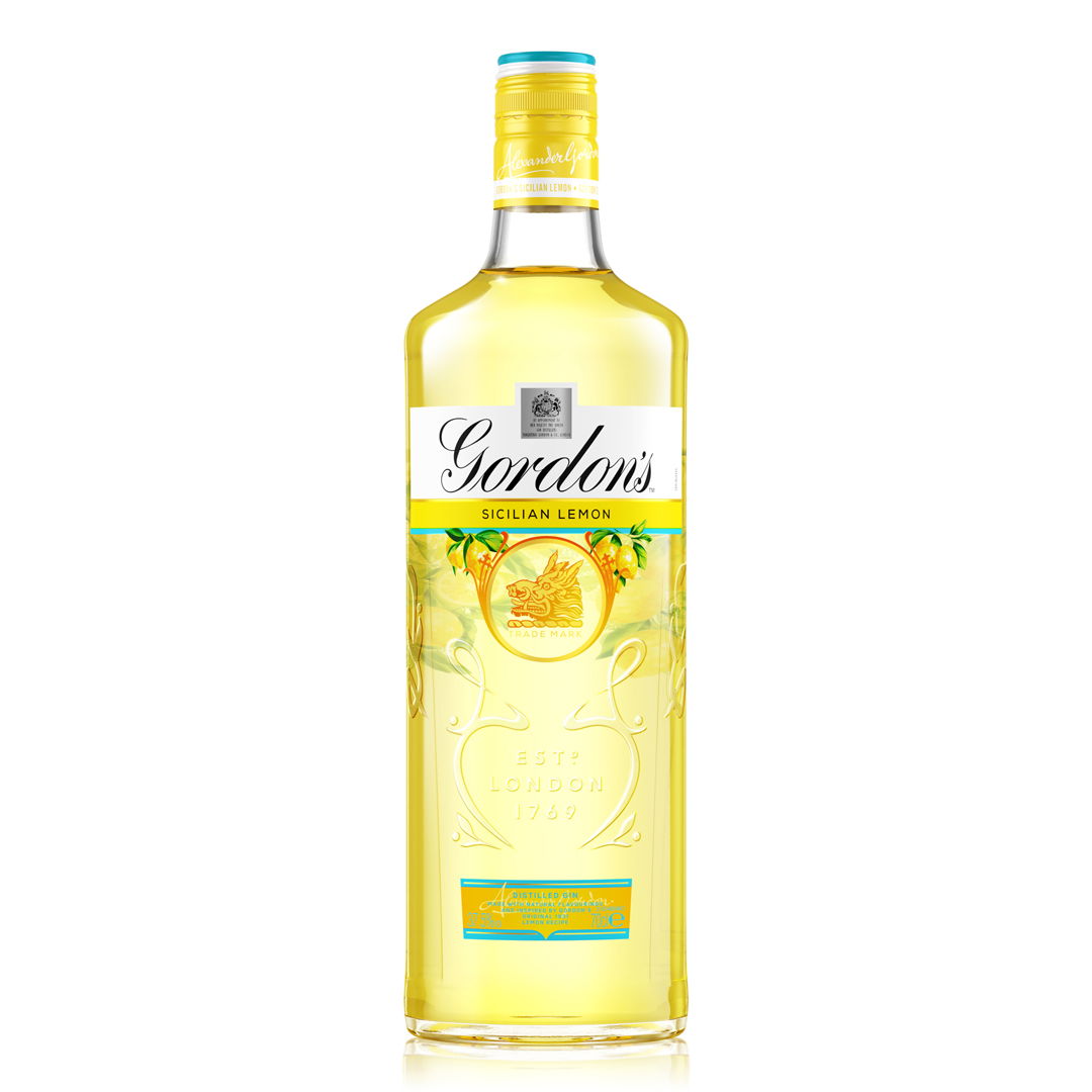 Produktbillede af Gordon s Sicilian Lemon Gin Fl 70 på tilbud i premium kvalitet