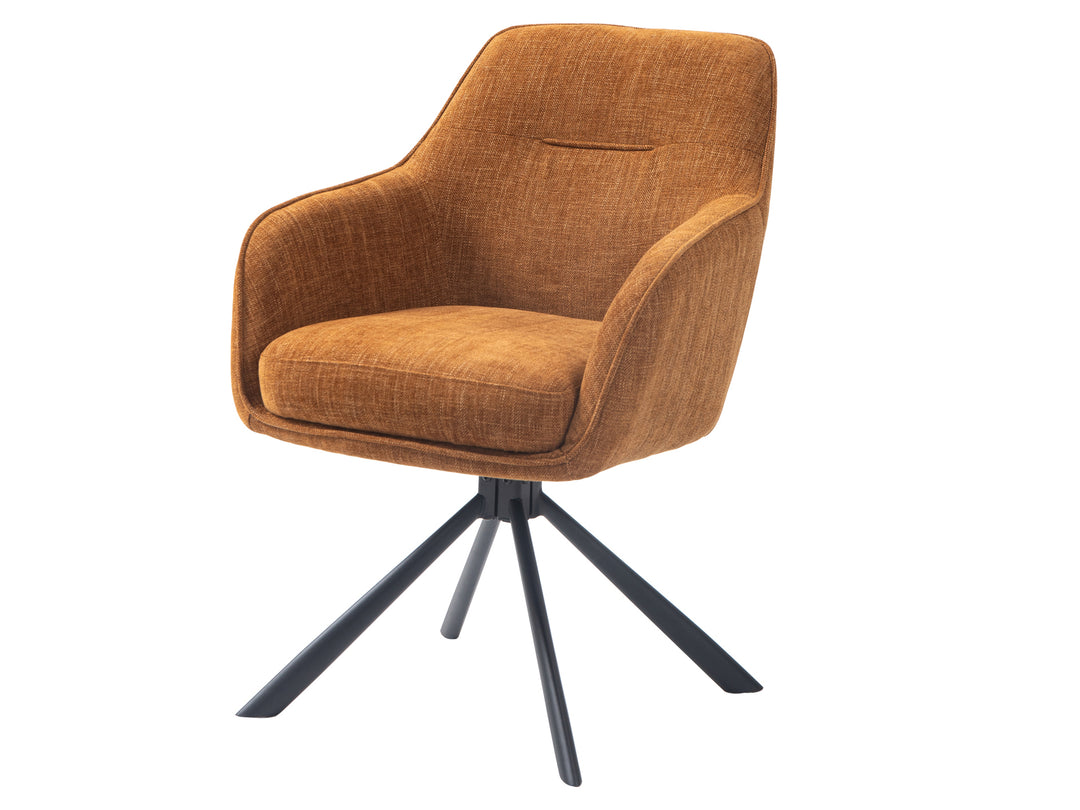 Select Avola III drejestol m. armlæn rust polyester