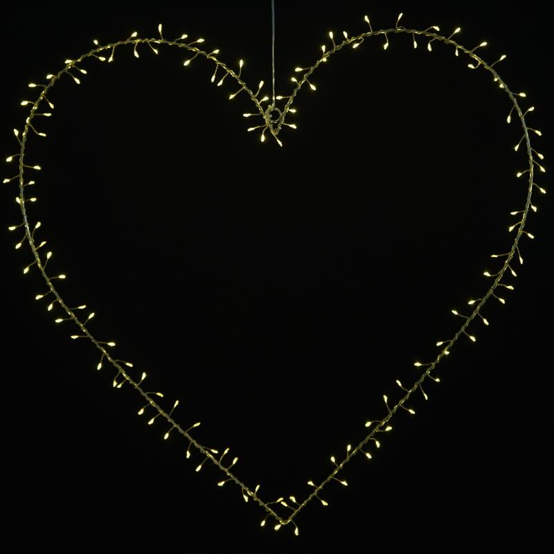 Produktbillede af Sirius Liva Cluster hjerte 140 led Guld i premium kvalitet