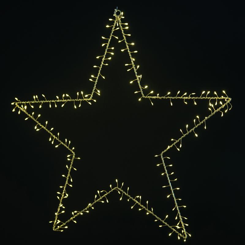 Produktbillede af Sirius Liva Cluster Stjerne 190LED Guld i premium kvalitet