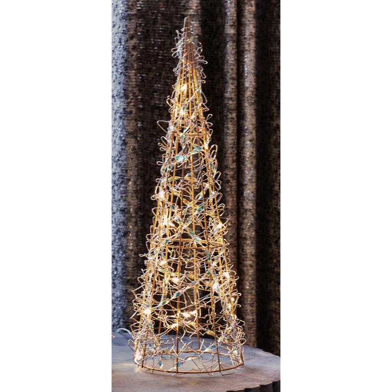 Produktbillede af Sirius Lily Juletræ Guld 40 cm i premium kvalitet