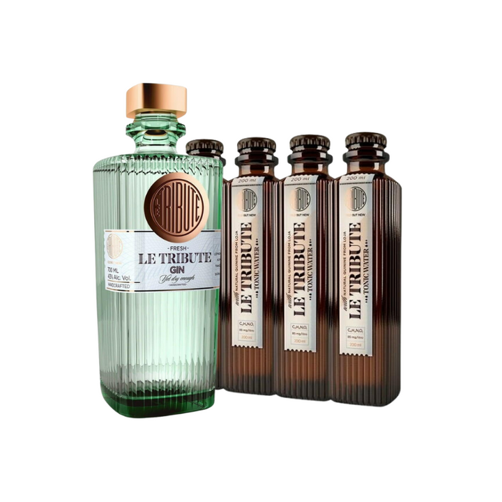 Produktbillede af Le Tribute Gin & Tonic Pakke på tilbud i brug