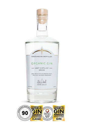 Produktbillede af Bergslagen Økologisk Gin Øko Fl 50 på tilbud – premium kvalitet og detaljer