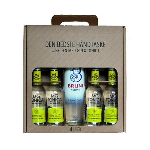 Bruni Collin's Gin M/4 Mg Tonic (+Pant) Fl 70 ✔ Kæmpe udvalg i  BRUNI ✔ Billig fragt og hurtig levering 2 - 5 hverdage - Varenummer: BAR-429836 / Ean: '5712803101871 på lager - Udsalg på Drikkevarer | Spiritus | Gin Spar op til 62% - Over 785 kendte brands på udsalg