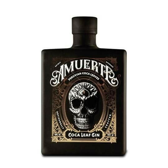 Produktbillede af Amuerte Coco Leaf Gin Black Edt. Fl 70 på tilbud i premium kvalitet