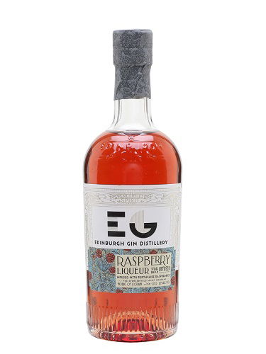 Produktbillede af Edinburgh Hindbær Gin Likør Fl 50 på tilbud i premium kvalitet