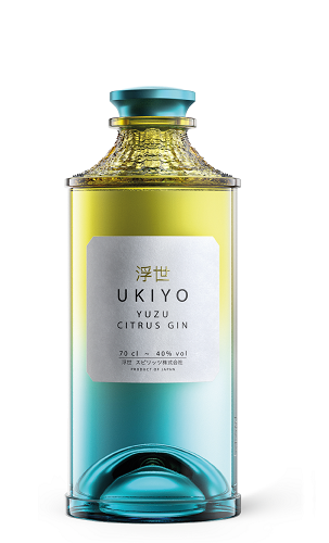 Produktbillede af Ukiyo Yuzu Citrus Gin på tilbud i premium kvalitet