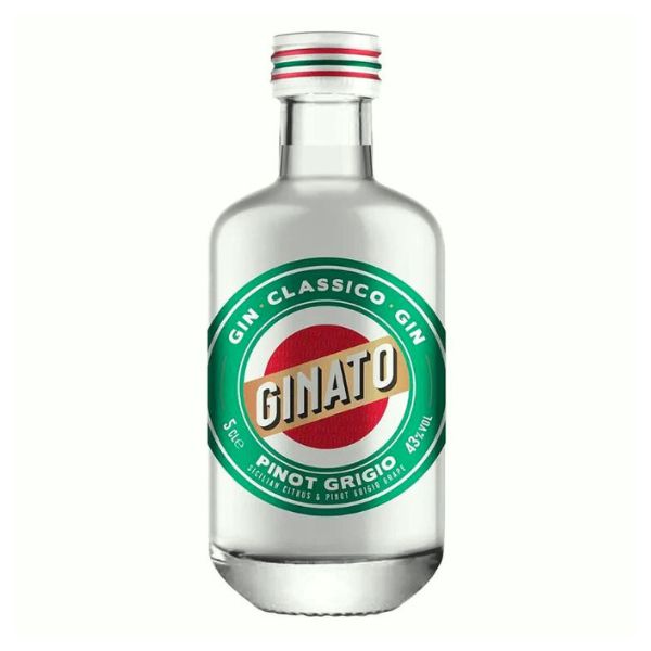 Produktbillede af Ginato Pinot Grigio Gin 5cl på tilbud – premium kvalitet og detaljer