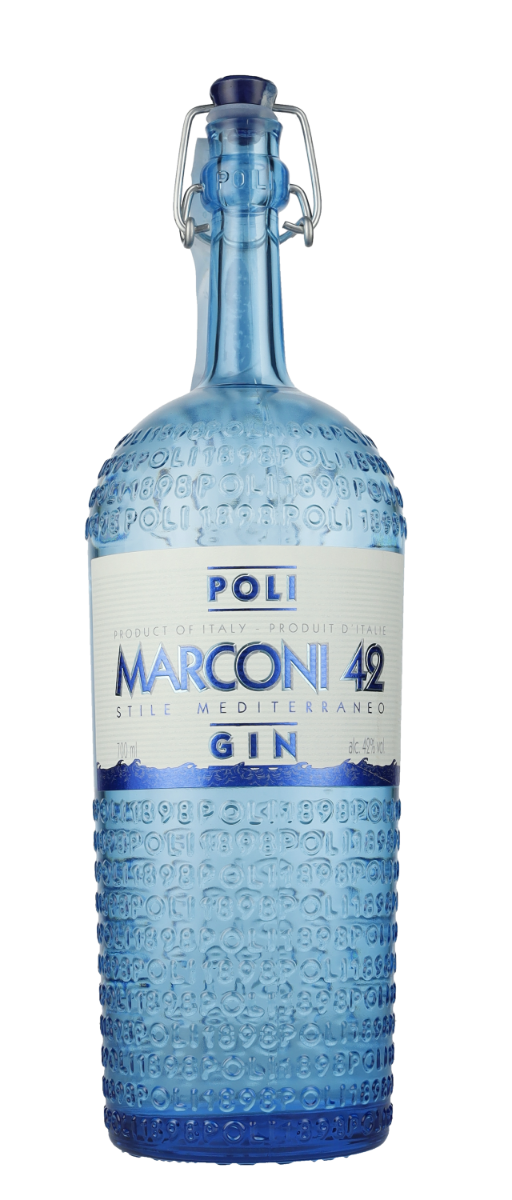 Poli Marconi "42" Gin ✔ Kæmpe udvalg i  LEGENDARIO ✔ Billig fragt og hurtig levering 2 - 5 hverdage - Varenummer: BAR-626651 / Ean: '8014115002042 på lager - Udsalg på  Spar op til 58% - Over 1147 kendte brands på udsalg
