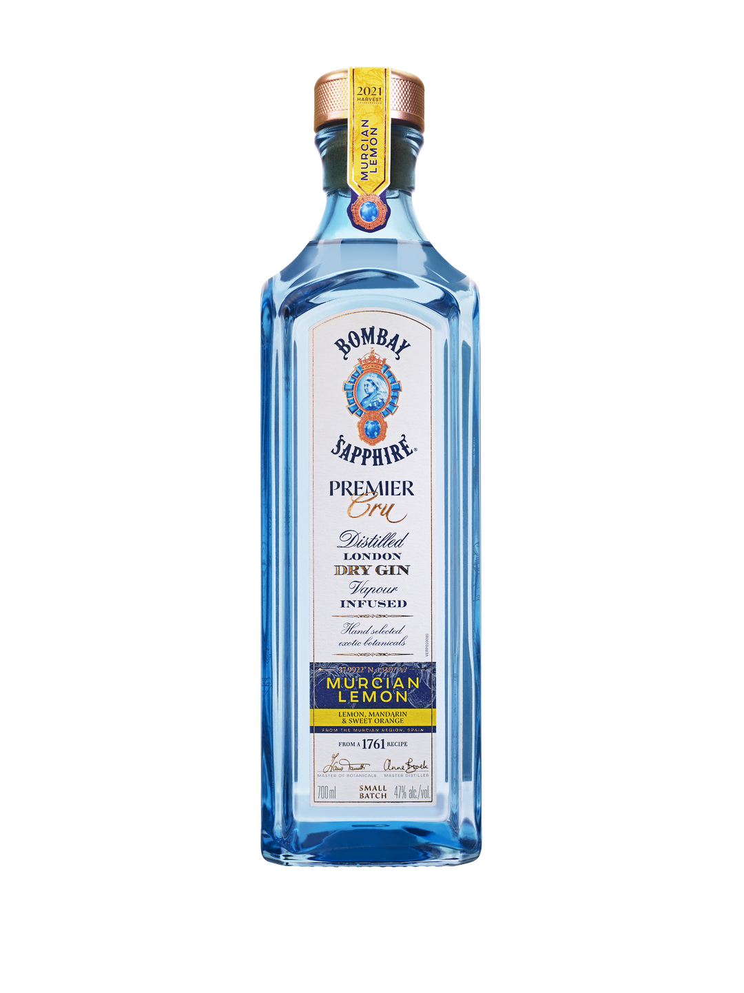Bombay Sapphire "Premier Cru" Murcian Lemon Gin ✔ Kæmpe udvalg i  BOMBAY ✔ Billig fragt og hurtig levering 2 - 5 hverdage - Varenummer: BAR-6114725 / Ean: '7640175743642 på lager - Udsalg på  Spar op til 59% - Over 785 kendte brands på udsalg
