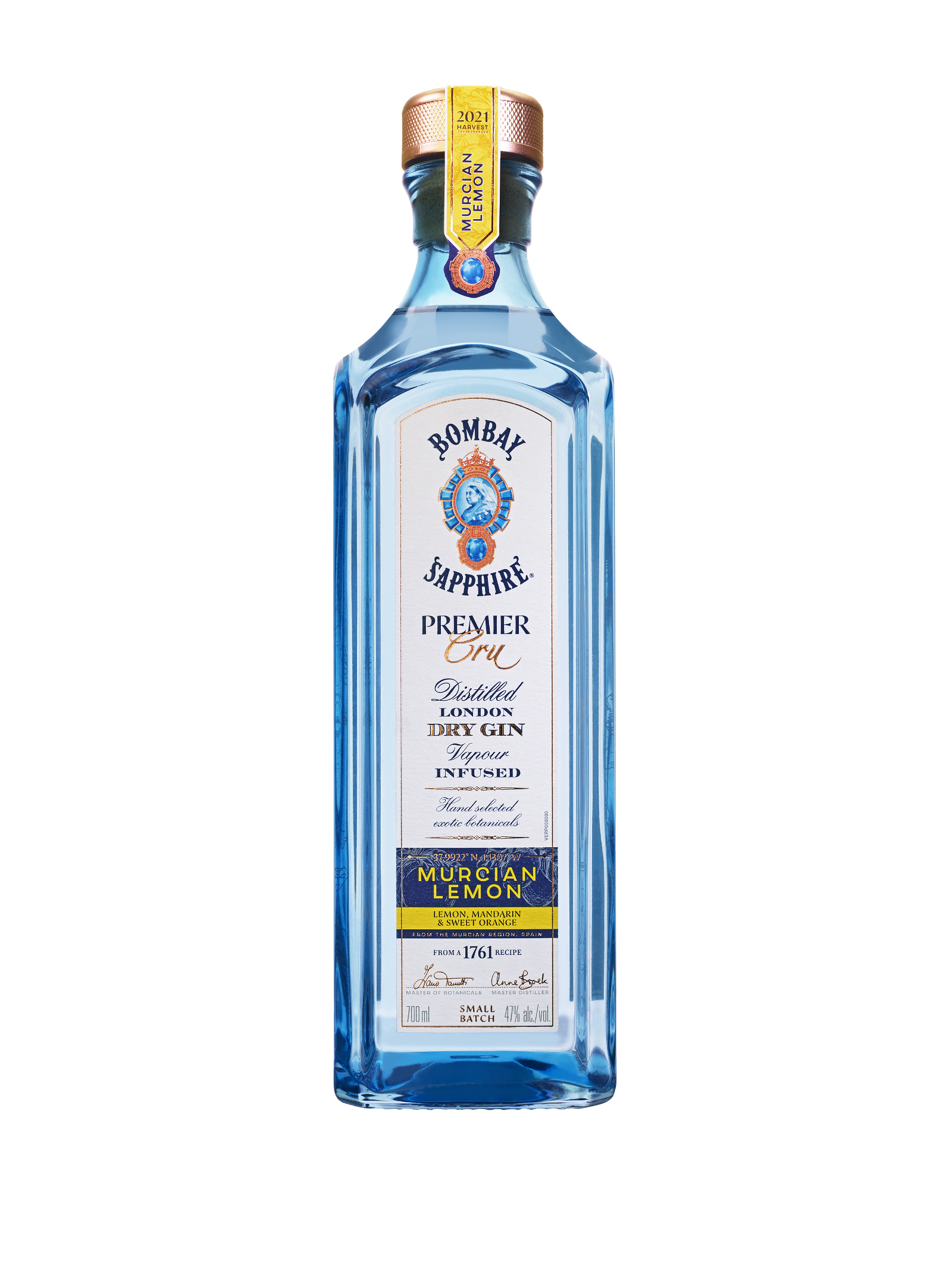 Bombay Sapphire "Premier Cru" Murcian Lemon Gin ✔ Kæmpe udvalg i  BOMBAY ✔ Billig fragt og hurtig levering 2 - 5 hverdage - Varenummer: BAR-6114725 / Ean: '7640175743642 på lager - Udsalg på  Spar op til 59% - Over 785 kendte brands på udsalg