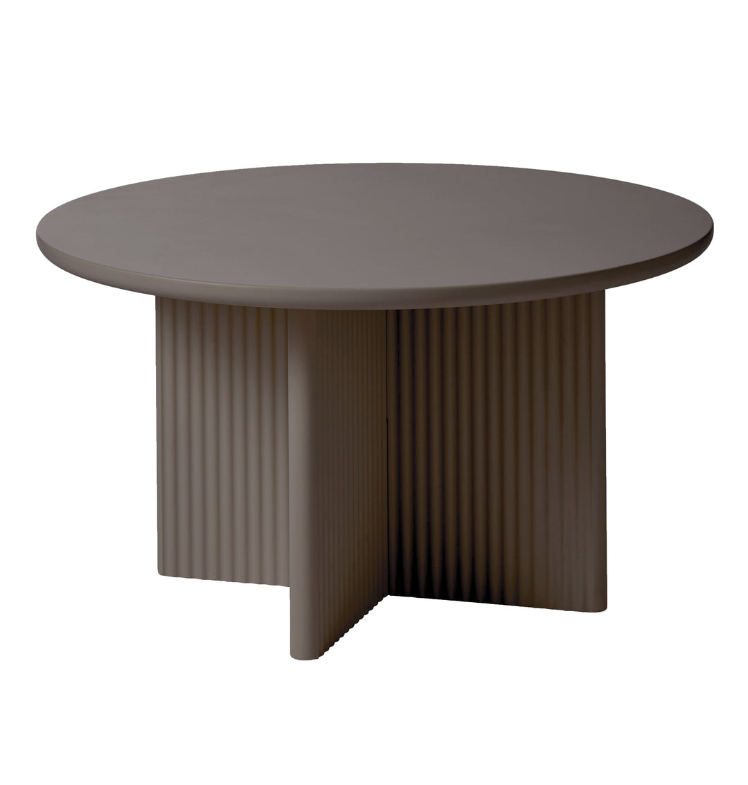 UNIQUE FURNITURE Palma sofabord rund taupe MDF Ø80