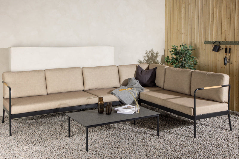 Venture Home - Pehnna Loungesæt, sort stål ❤ Kæmpe udvalg i Venture Home ❤ Billig fragt og hurtig levering 2 - 5 hverdage - Varenummer: BGH-47935017124170 / Ean: &