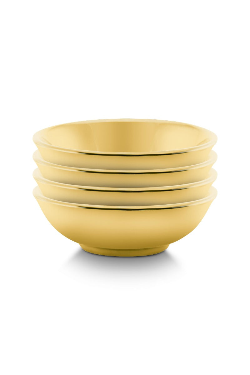 Produktbillede af Set/4 Tea Tip/Sauce Bowl Gold 7cm på tilbud i høj kvalitet