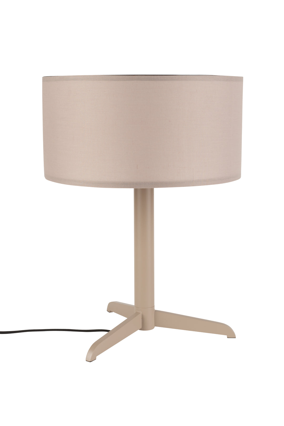 Produktbillede af ZUIVER Shelby bordlampe taupe bomuld/linned og jern i premium kvalitet