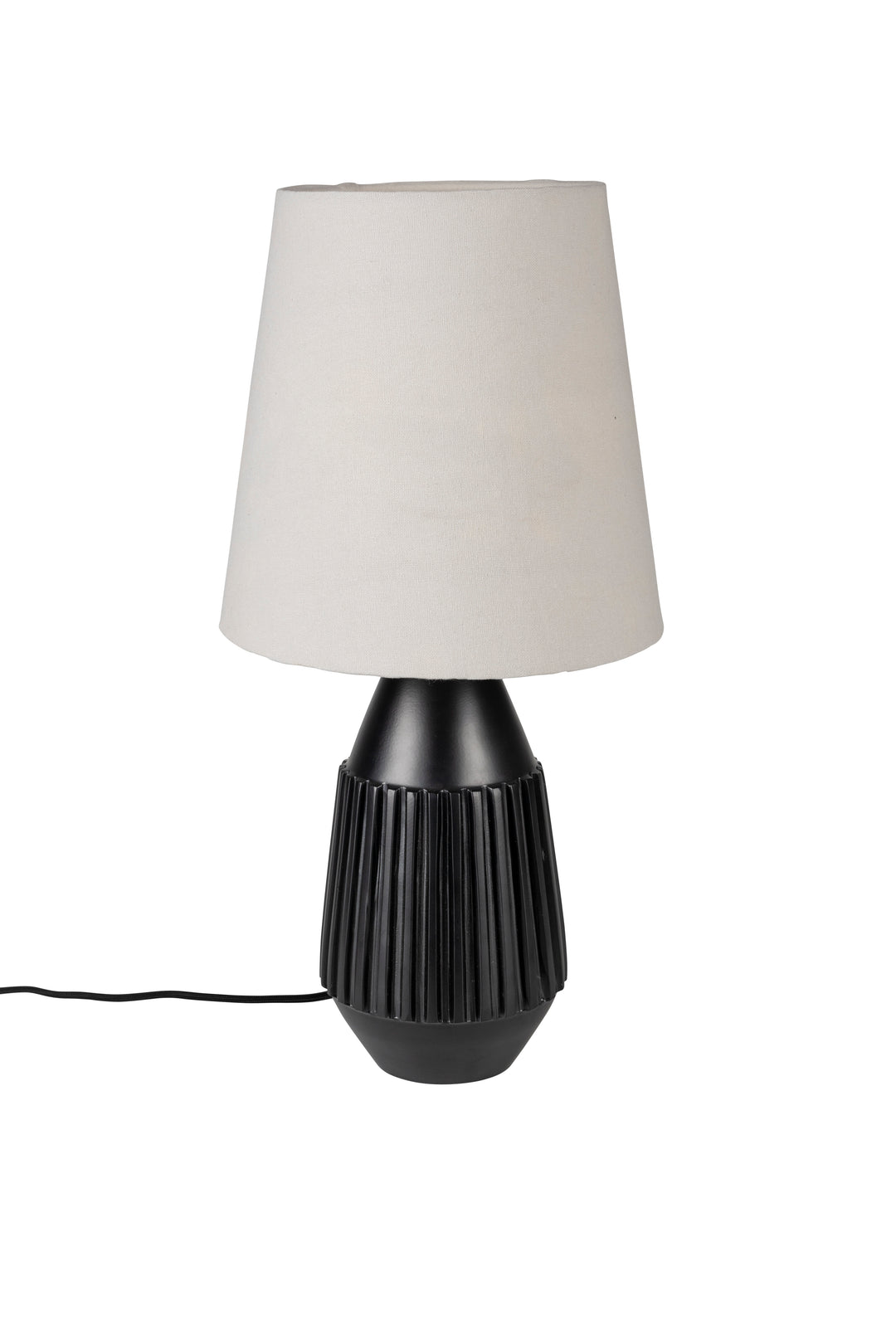 WHITE LABEL LIVING Aysa bordlampe sort aluminium
