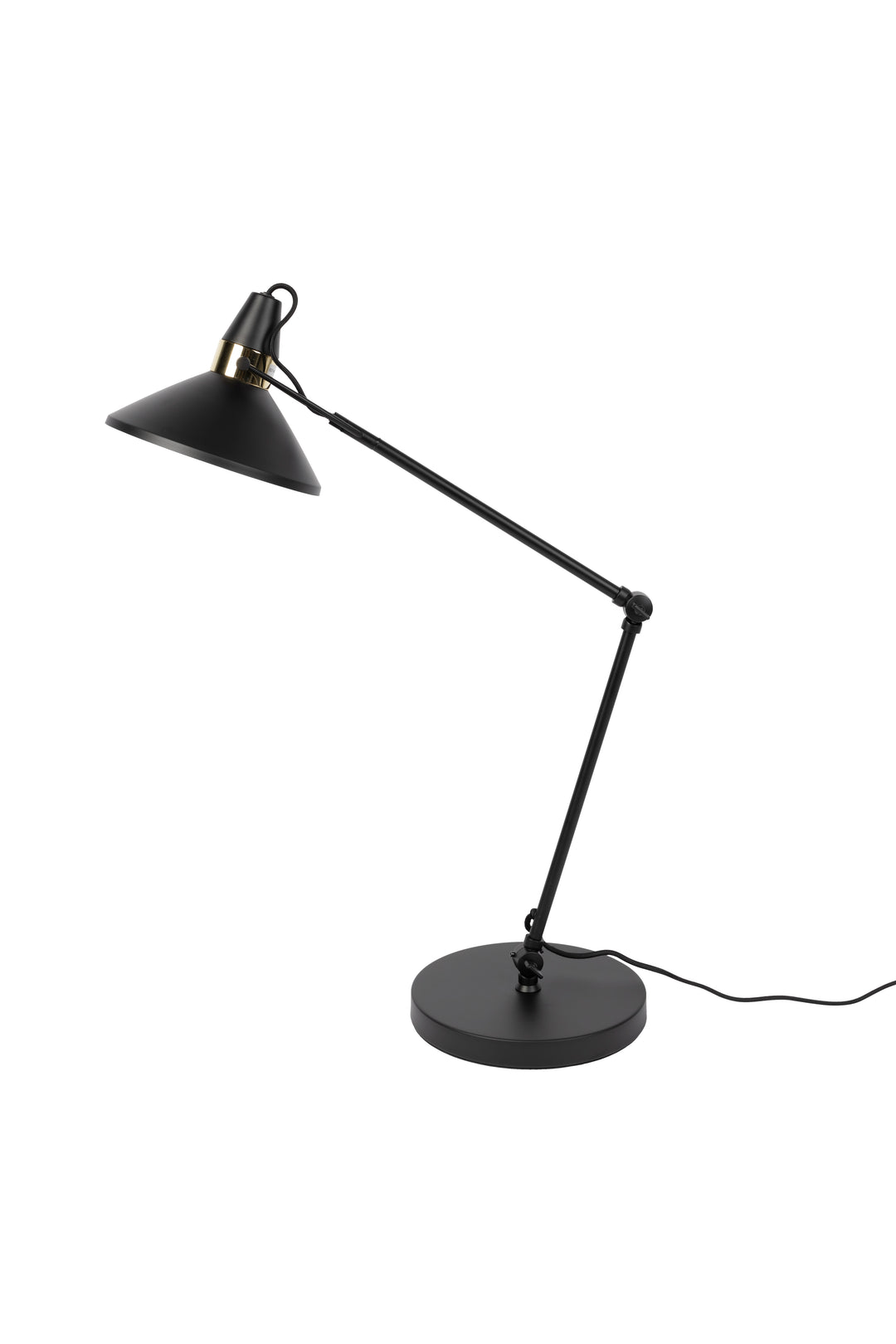 WHITE LABEL LIVING Jona bordlampe sort stål