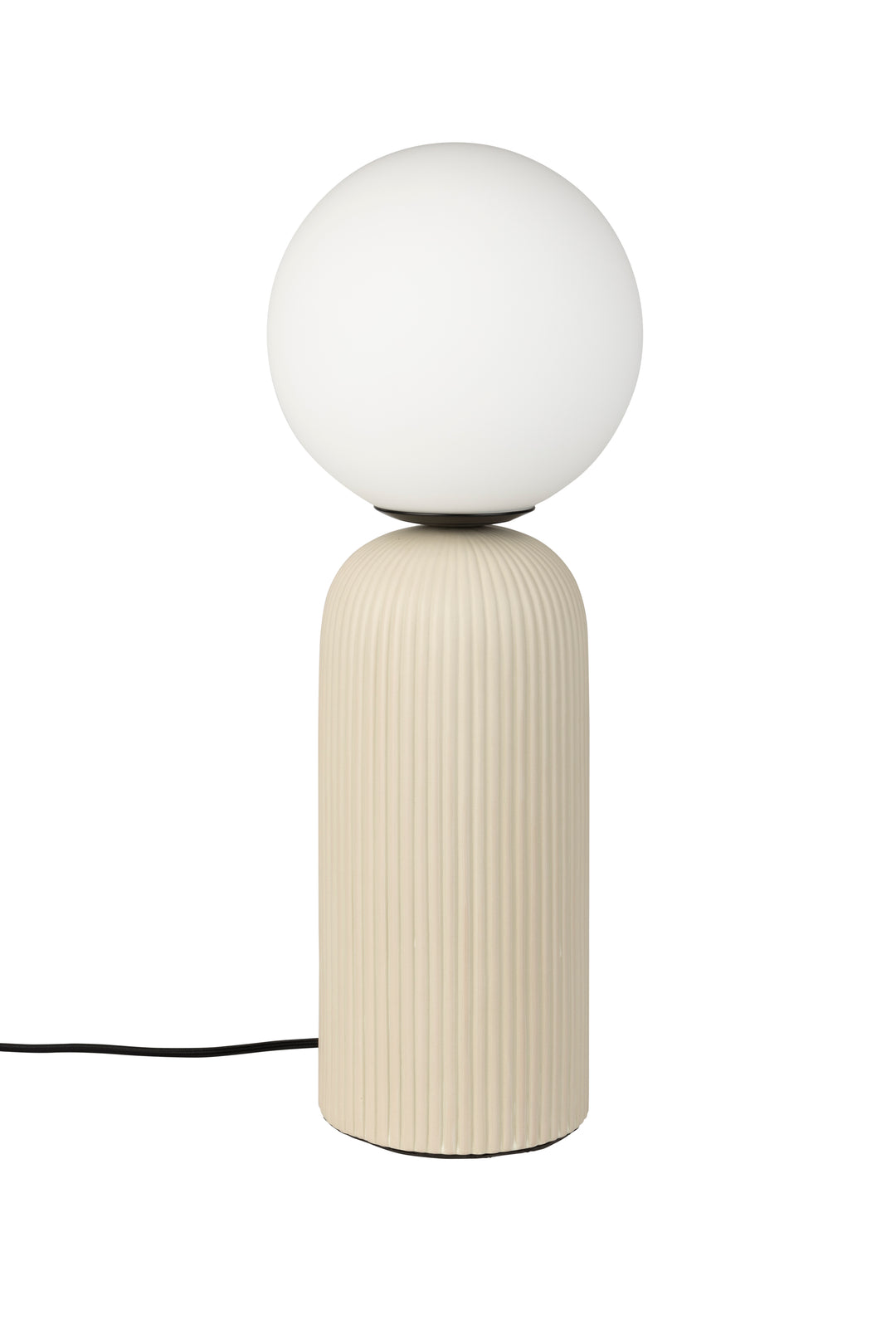 ZUIVER Dash bordlampe M opal glas og rice keramik