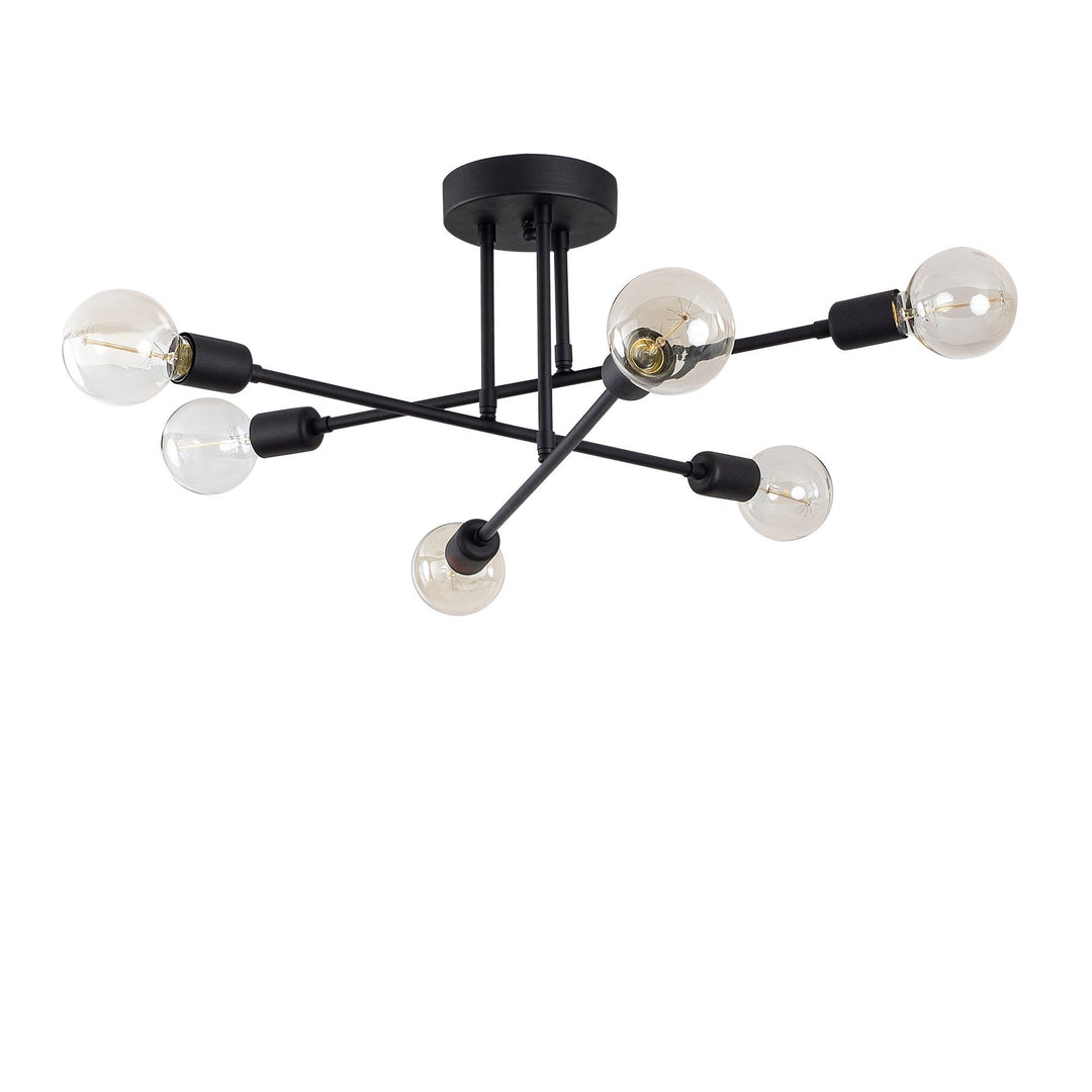 LUMI Seraphis loftlampe sort jern