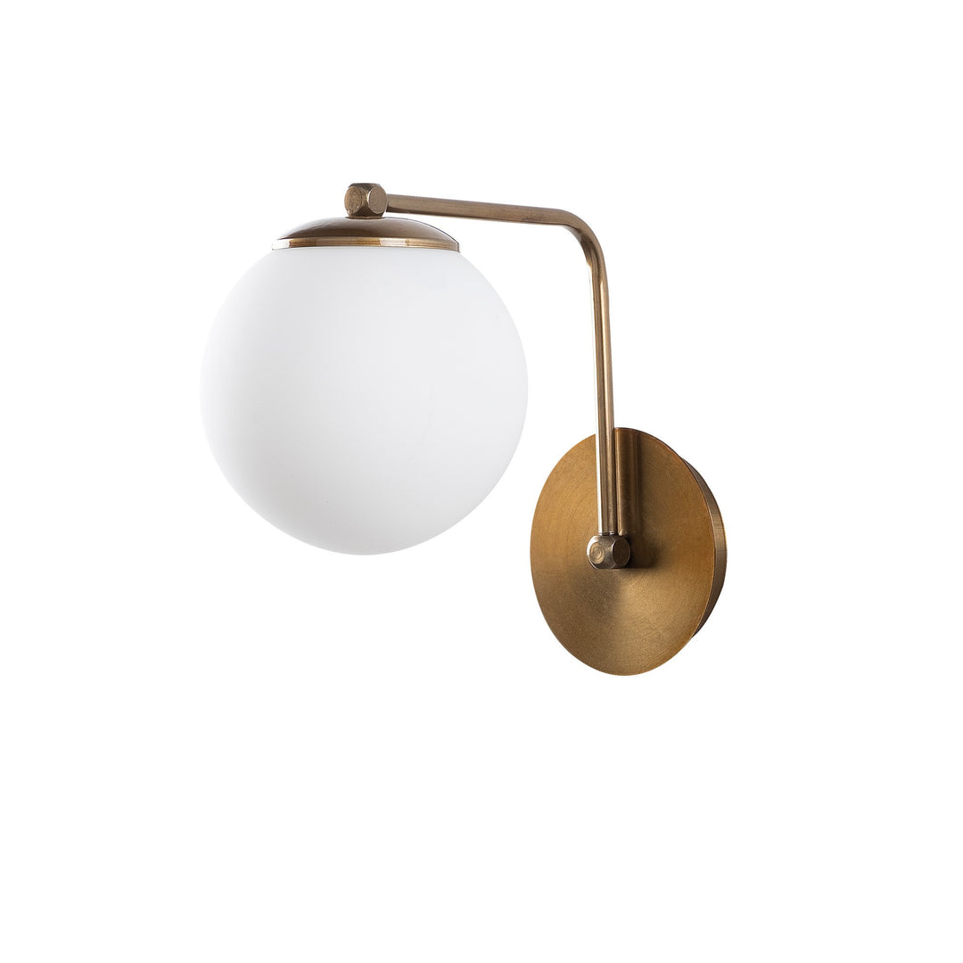 LUMI væglampe glas og guld metal