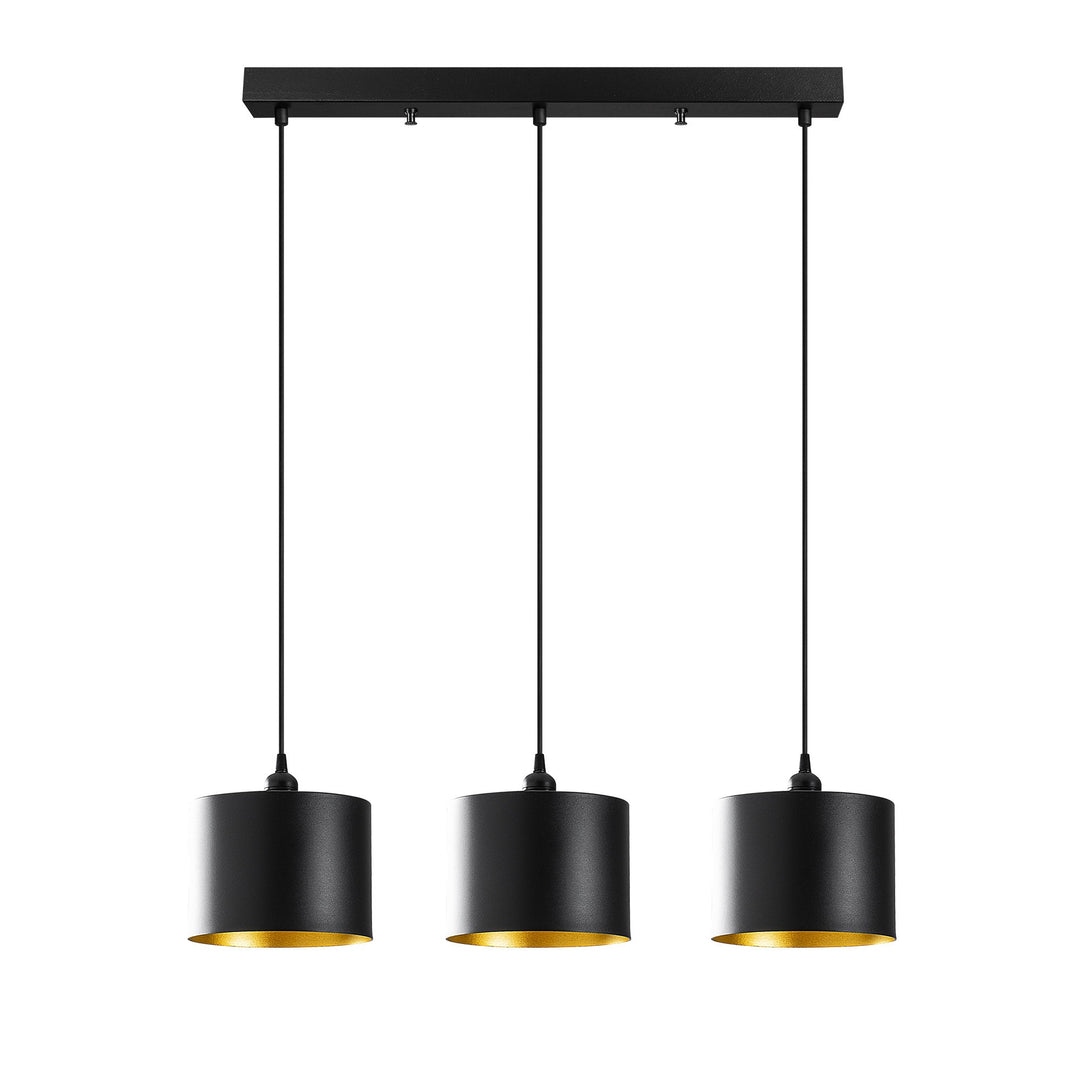 LUMI Oliveira de Azeméis loftlampe sort metal