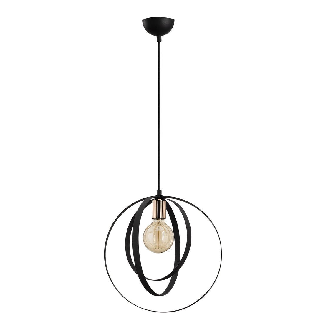 LUMI Elche loftlampe sort metal