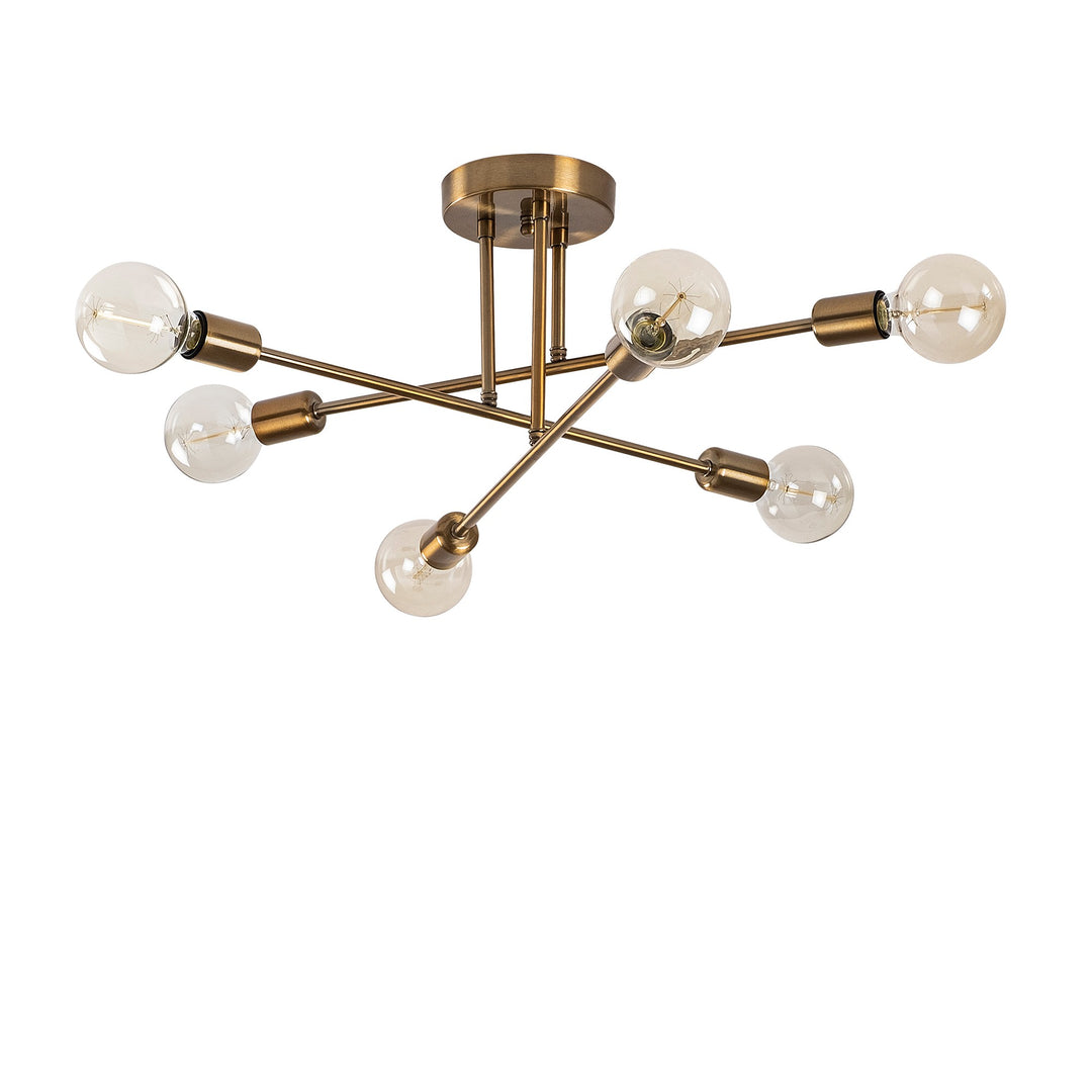 LUMI Solarix loftlampe guld metal