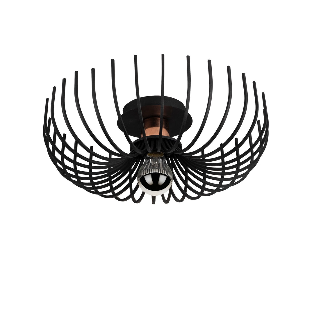 LUMI Aelthor loftlampe sort metal