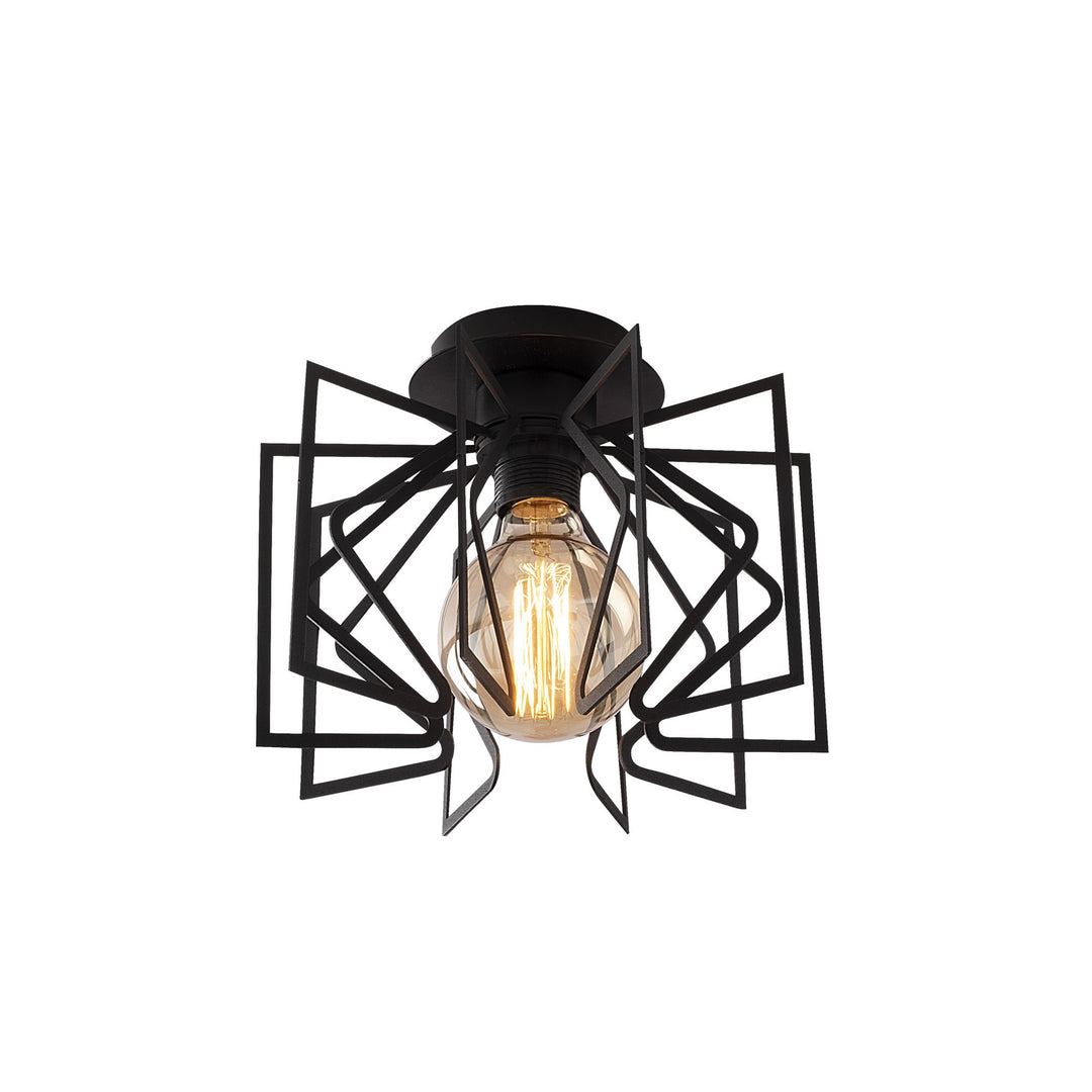 LUMI Lugo loftlampe sort metal