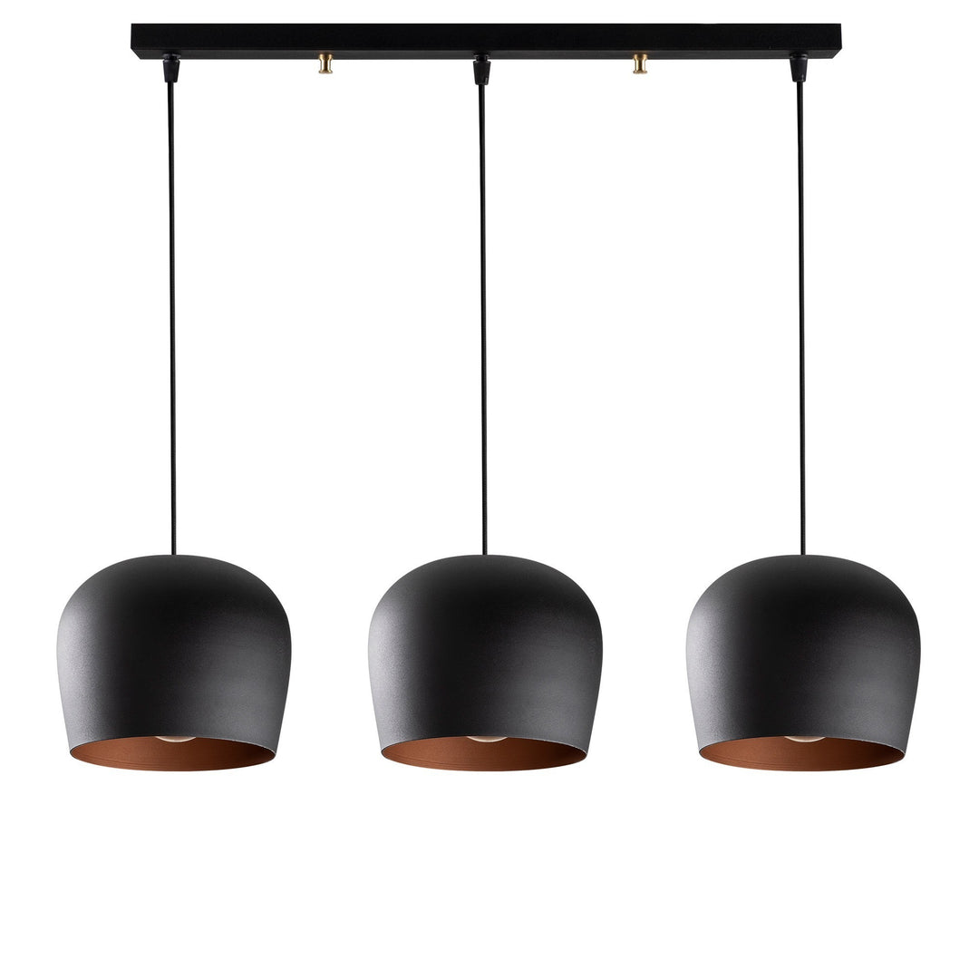 LUMI Chambéry loftlampe sort jern