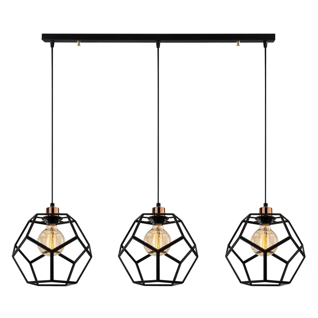 LUMI Pesqueira loftlampe sort metal