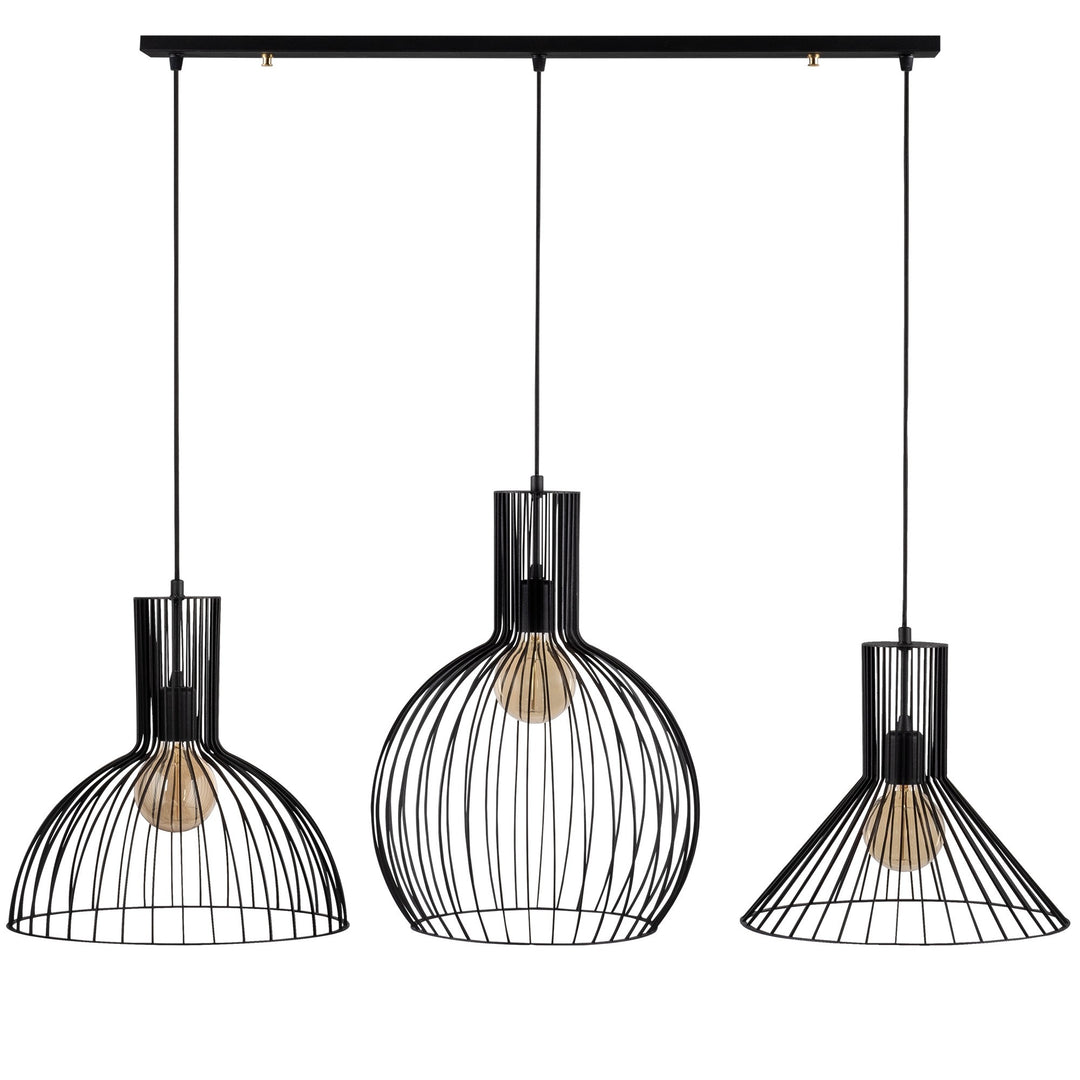 LUMI Selenea loftlampe sort jern