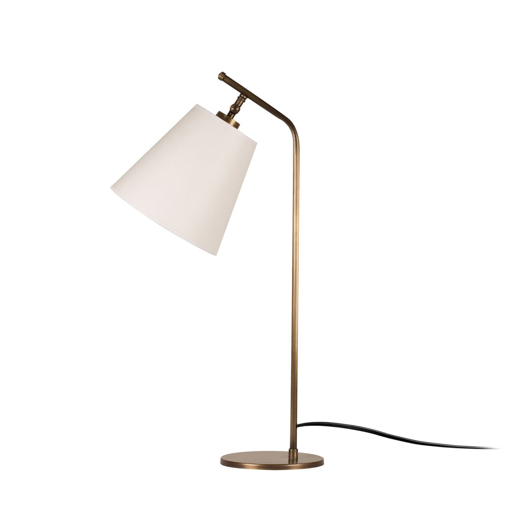 LUMI bordlampe hvid og metal