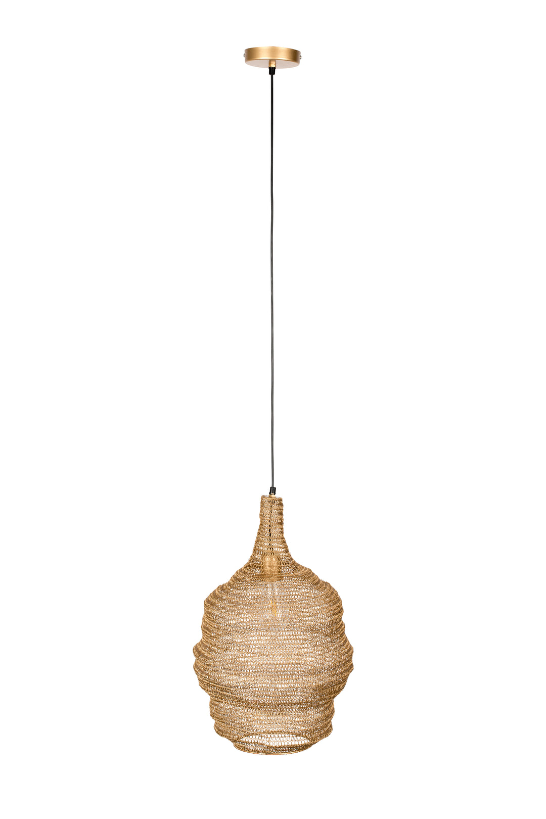 Produktbillede af WHITE LABEL LIVING Lena M loftlampe messing jern i premium kvalitet