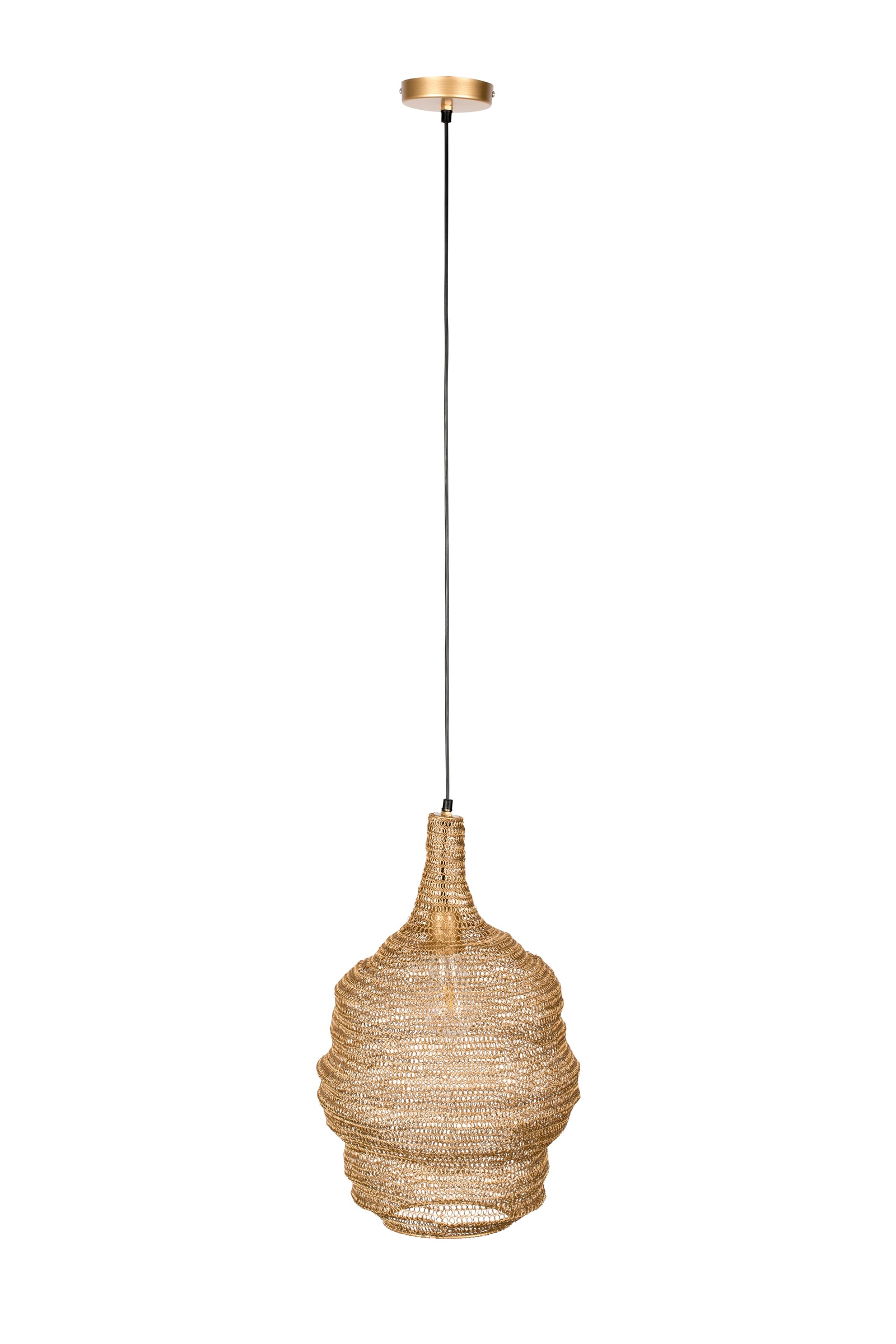 Produktbillede af WHITE LABEL LIVING Lena M loftlampe messing jern i premium kvalitet