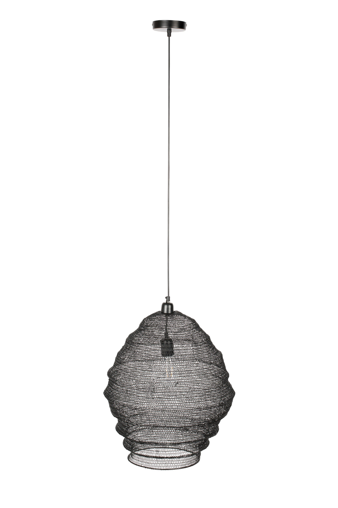 WHITE LABEL LIVING Lena L loftlampe sort jern