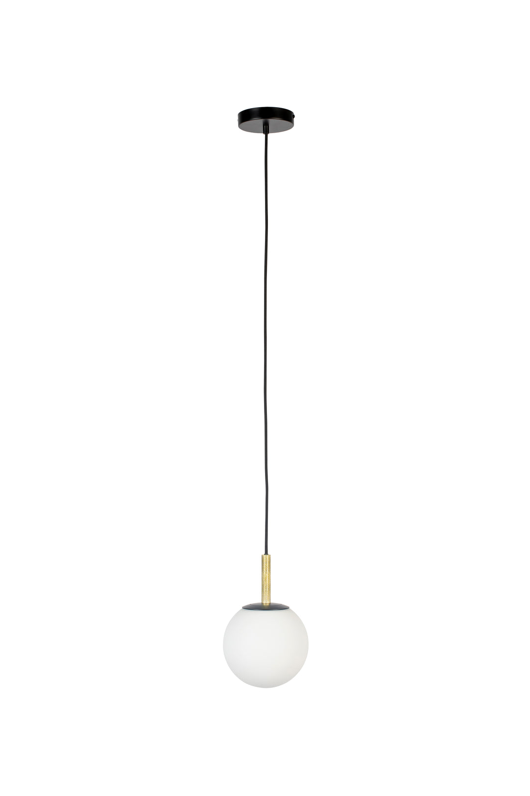 ZUIVER Orion loftlampe 18 opal glas og sort metal