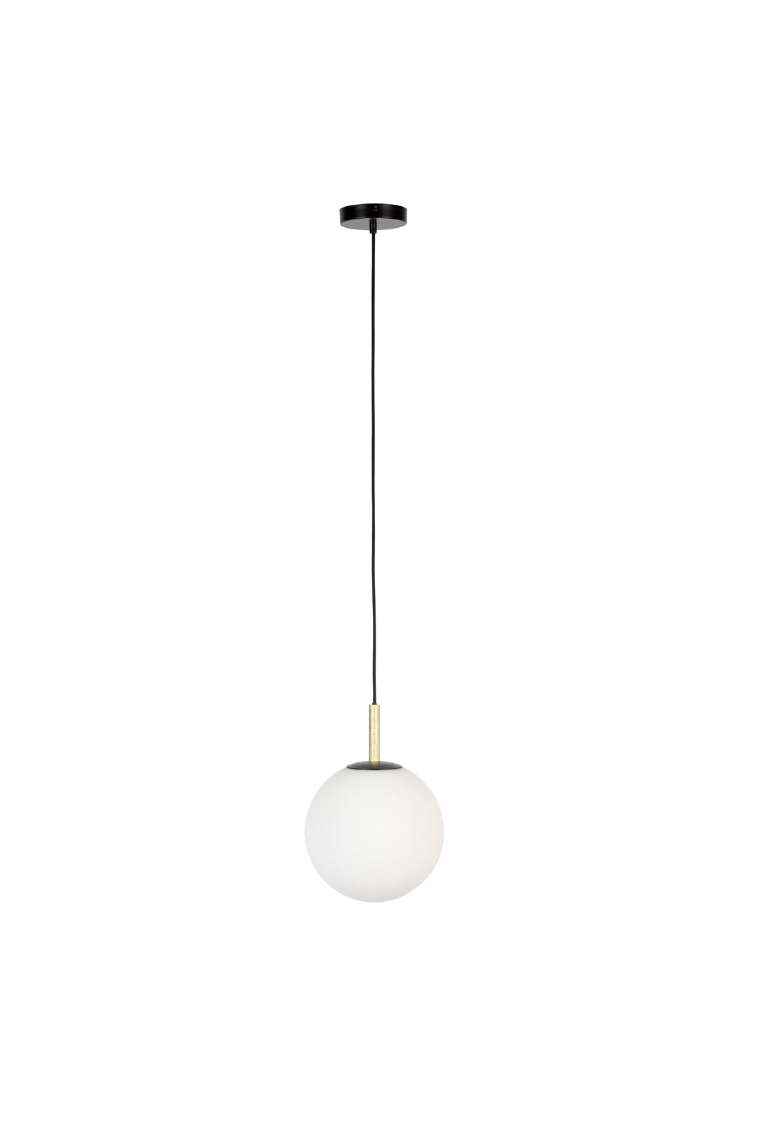 ZUIVER Orion loftlampe 25 opal glas og sort metal