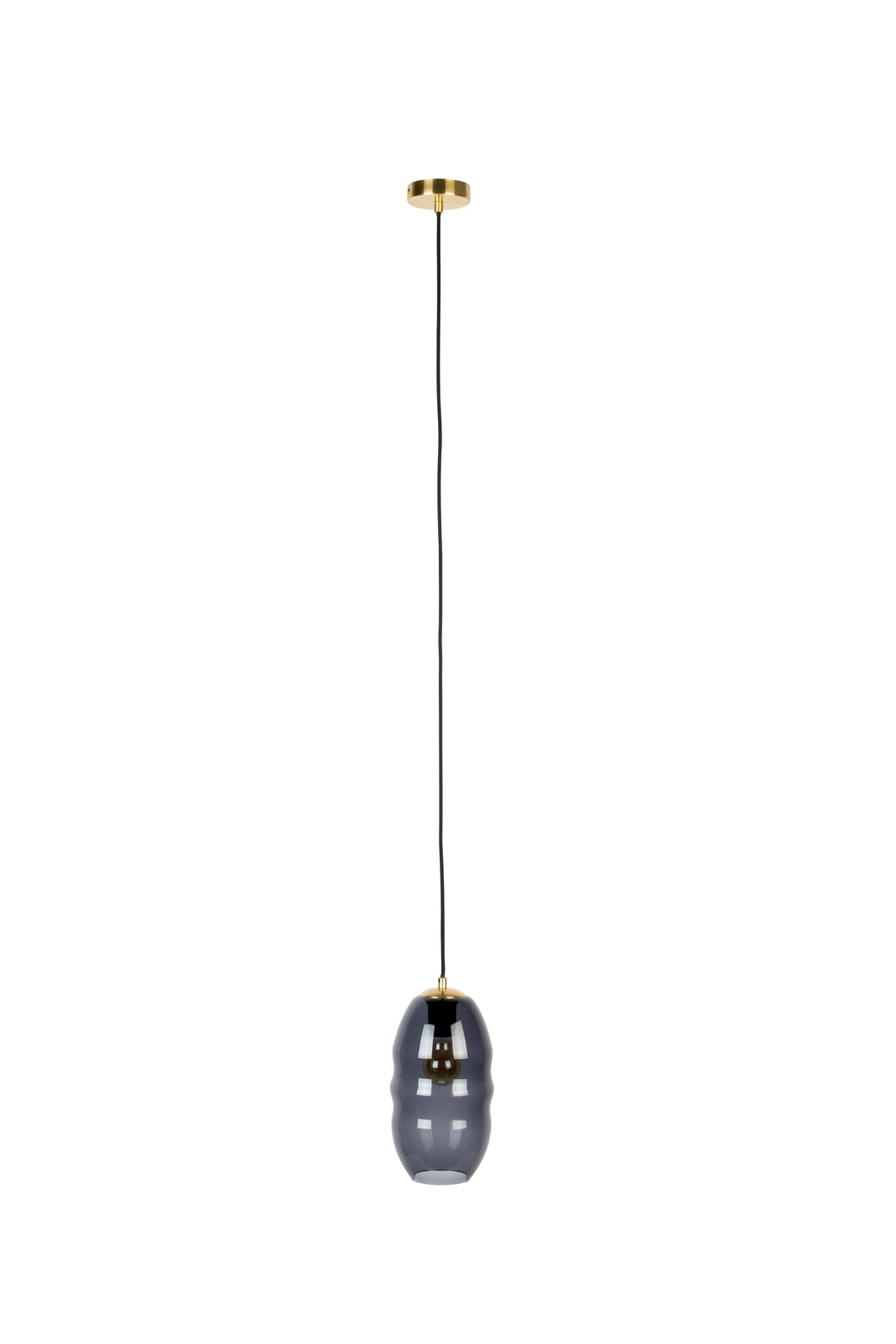 WHITE LABEL LIVING Lauren S loftlampe grå glas