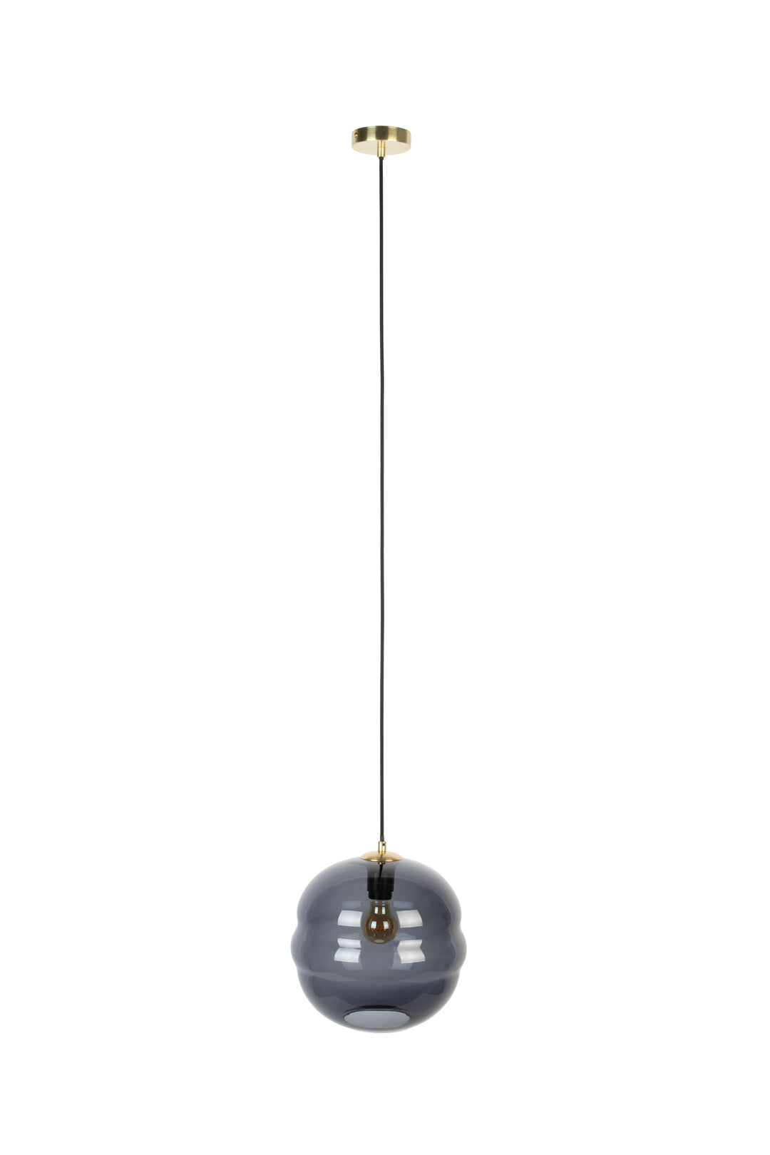 WHITE LABEL LIVING Lauren L loftlampe grå glas
