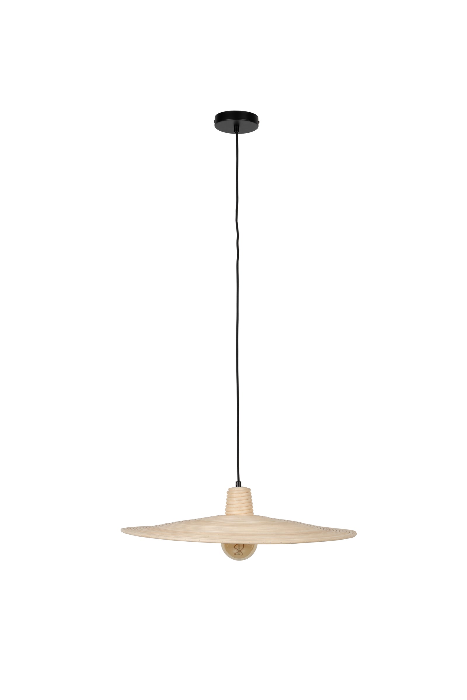 Produktbillede af ZUIVER Balance loftlampe L natur rattan i premium kvalitet