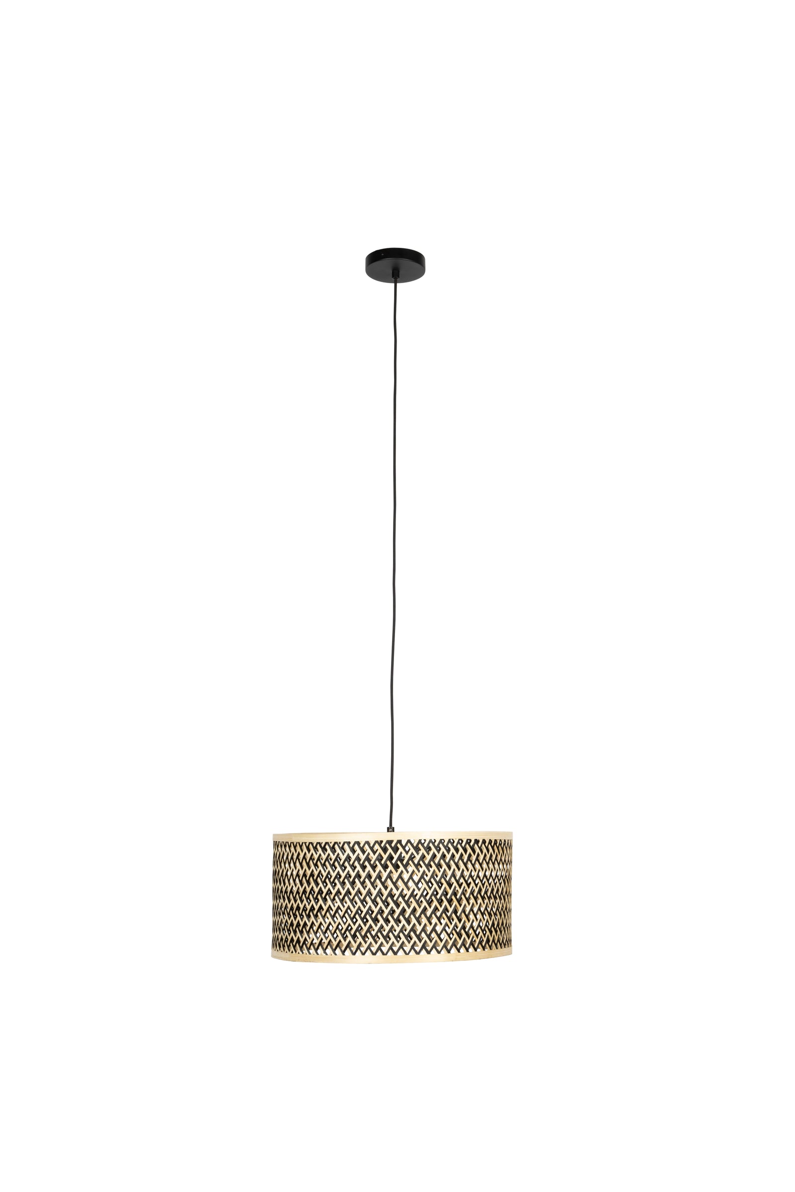 Produktbillede af WHITE LABEL LIVING Isla Bamboo Lille loftlampe beige bambus i premium kvalitet
