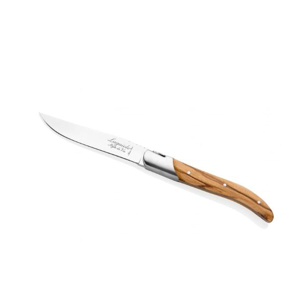 Produktbillede af Grillknive Laguiole Oliven Træ Sæt 6 Sdv på tilbud i premium kvalitet