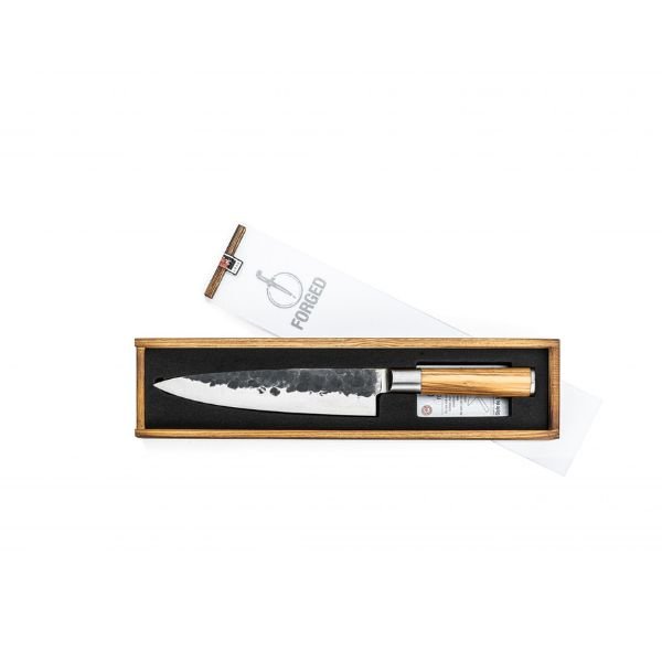 Køkkenkniv Smedet Oliven Sdv 18cm ❤ Kæmpe udvalg i STYLE DE VIE ❤ Billig fragt og hurtig levering 2 - 5 hverdage - Varenummer: BAR-689288 / Ean: '8718719305225 på lager - Udsalg på Køkken Køkkenartikler Køkkenknive Spar op til 51% - Over 785 kendte brands på udsalg
