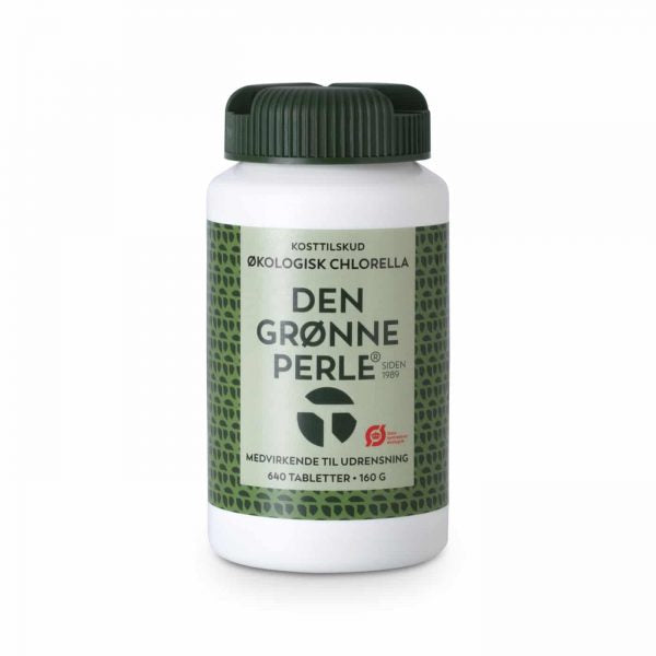 Produktbillede af Chlorella Den Grønne Perle 640 tab. på tilbud