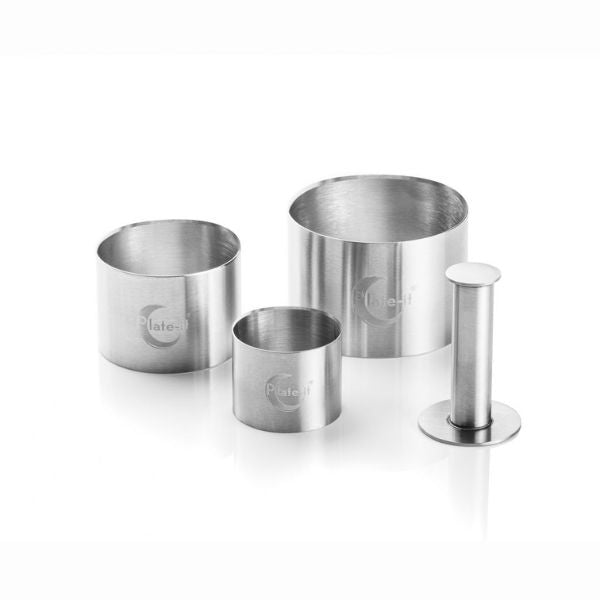 Produktbillede af Udstiksform Plate-it Sæt 4 Sdv 5x4/7x5/9x6cm på tilbud i brug
